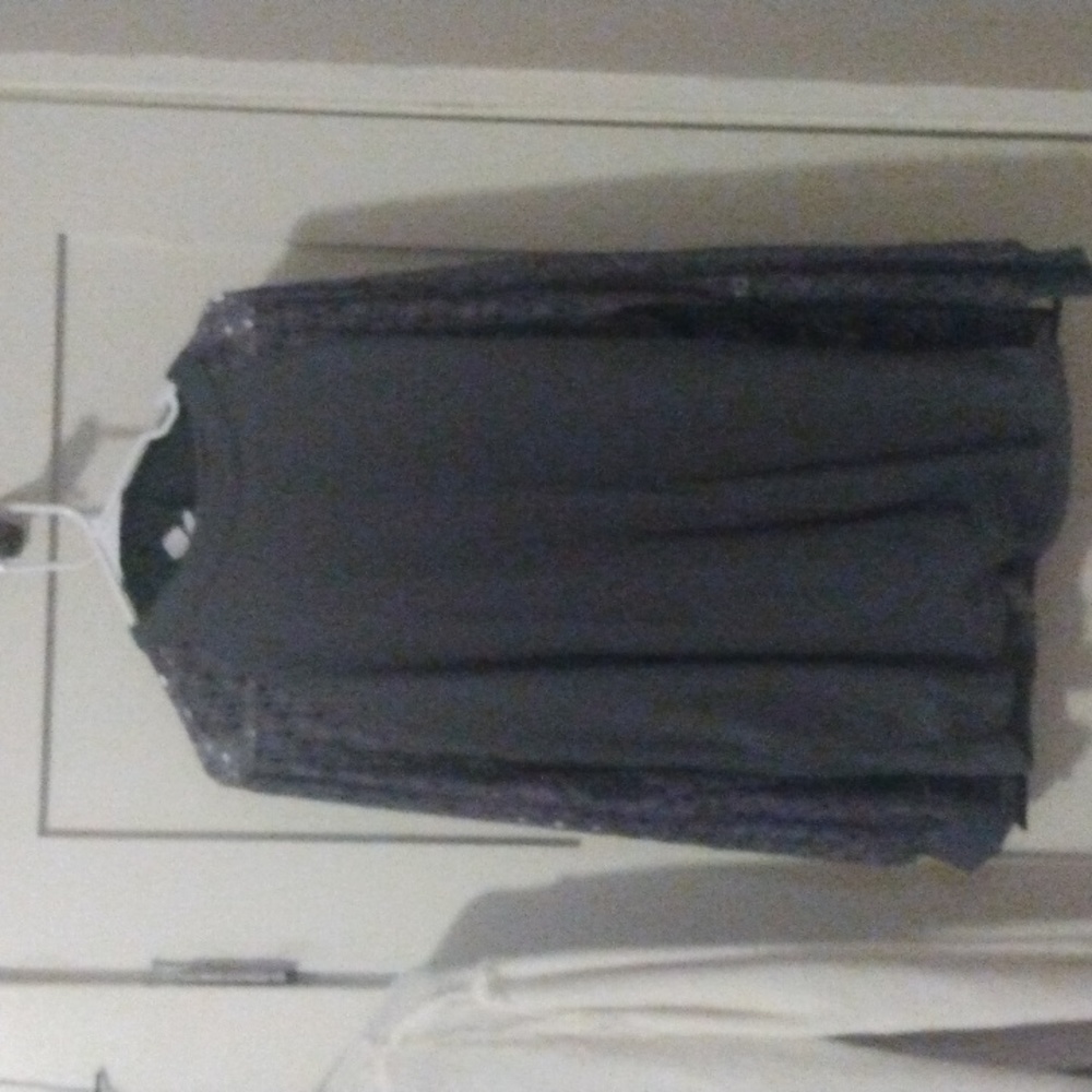 Women's XL gray blouse long sleeve